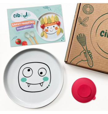 Box assiette porcelaine Ciboulo Monstre