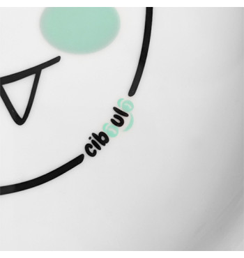Box assiette porcelaine Ciboulo Monstre | Espace Inclusif