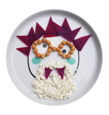 Box assiette porcelaine Ciboulo Monstre | Espace Inclusif
