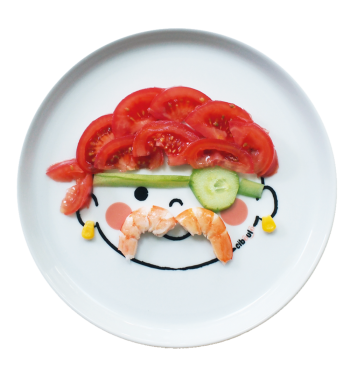 Box assiette porcelaine Ciboulo Bonhomme | Espace Inclusif