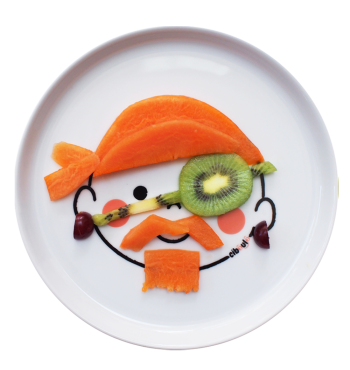 Box assiette porcelaine Ciboulo Bonhomme | Espace Inclusif