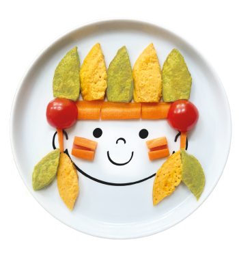 Box assiette porcelaine Ciboulo Bonhomme | Espace Inclusif