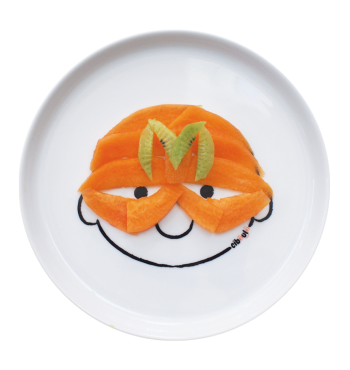 Box assiette porcelaine Ciboulo Bonhomme | Espace Inclusif
