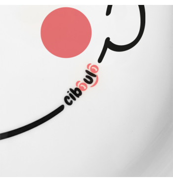 Box assiette porcelaine Ciboulo Bonhomme | Espace Inclusif