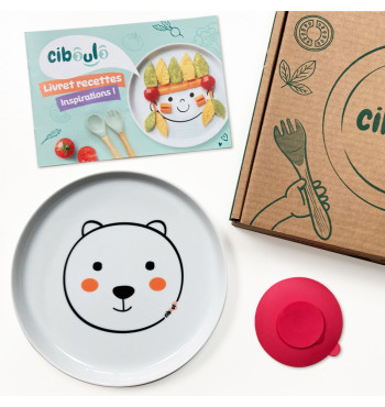 Box assiette porcelaine Ciboulo Animal | Espace Inclusif