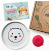 Box assiette porcelaine Ciboulo Animal | Espace Inclusif