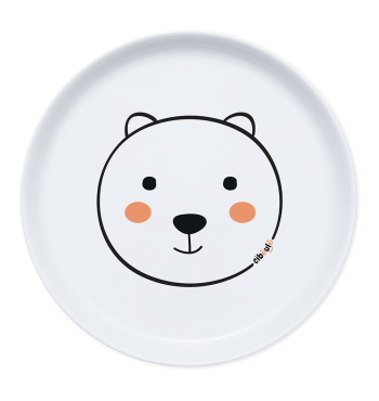 Box assiette porcelaine Ciboulo Animal | Espace Inclusif