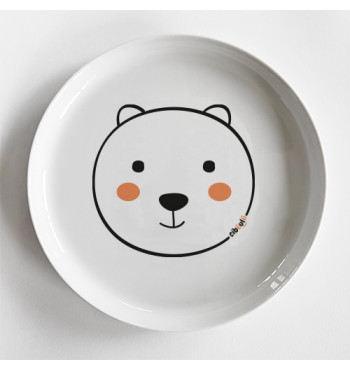 Box assiette porcelaine Ciboulo Animal | Espace Inclusif
