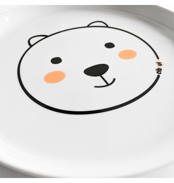 Box assiette porcelaine Ciboulo Animal | Espace Inclusif