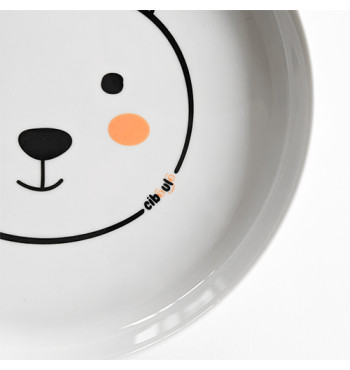 Box assiette porcelaine Ciboulo Animal | Espace Inclusif
