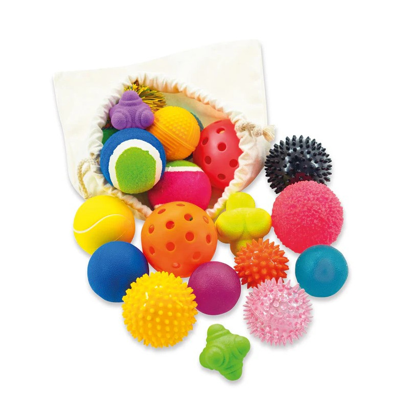 Balles tactiles - 20 pièces | Espace Inclusif