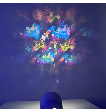 Projecteur sensoriel Vie sous-marine | Espace Inclusif
