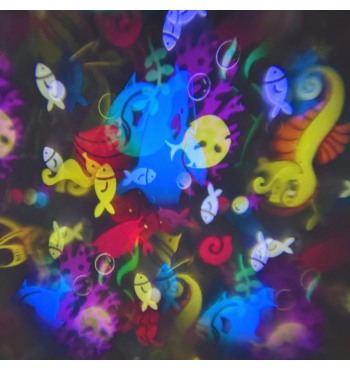 Projecteur sensoriel Vie sous-marine | Espace Inclusif