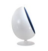 Chaise œuf bleue | Espace Inclusif
