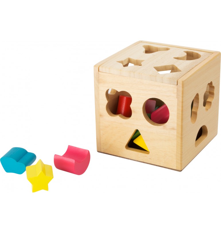 Les jeux d'encastrement - Cube à formes