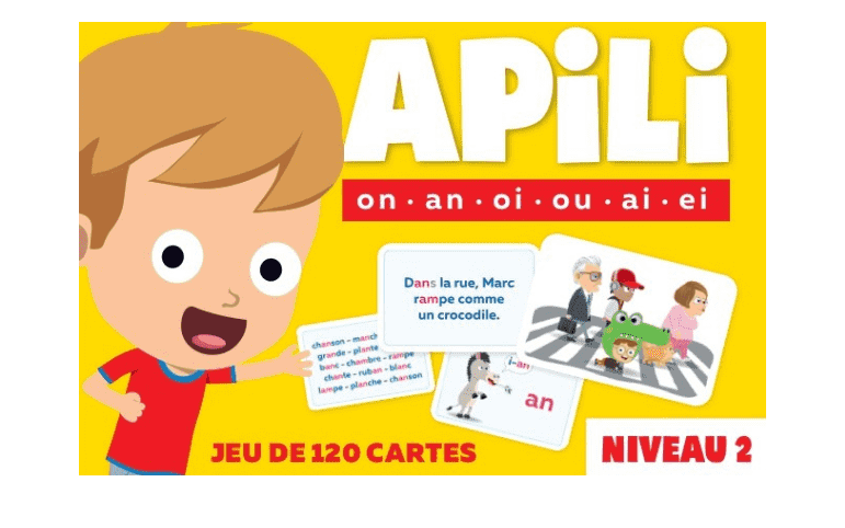 La méthode Apili - Jeu de 120 cartes niveau 2