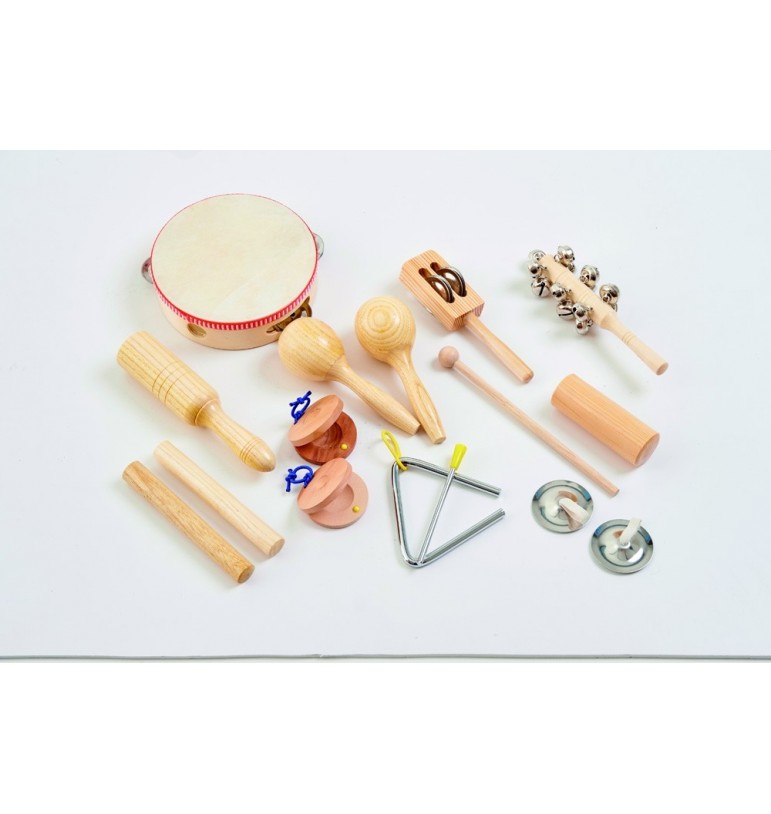 Jouer à l'aveugle : Découvrir ses sens - Kit de percussions