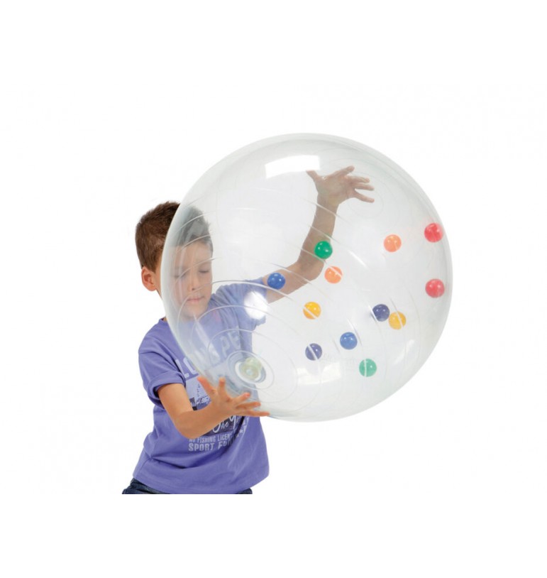 Ballons grande taille : Travail moteur et dynamique - Ballon d'activité transparent