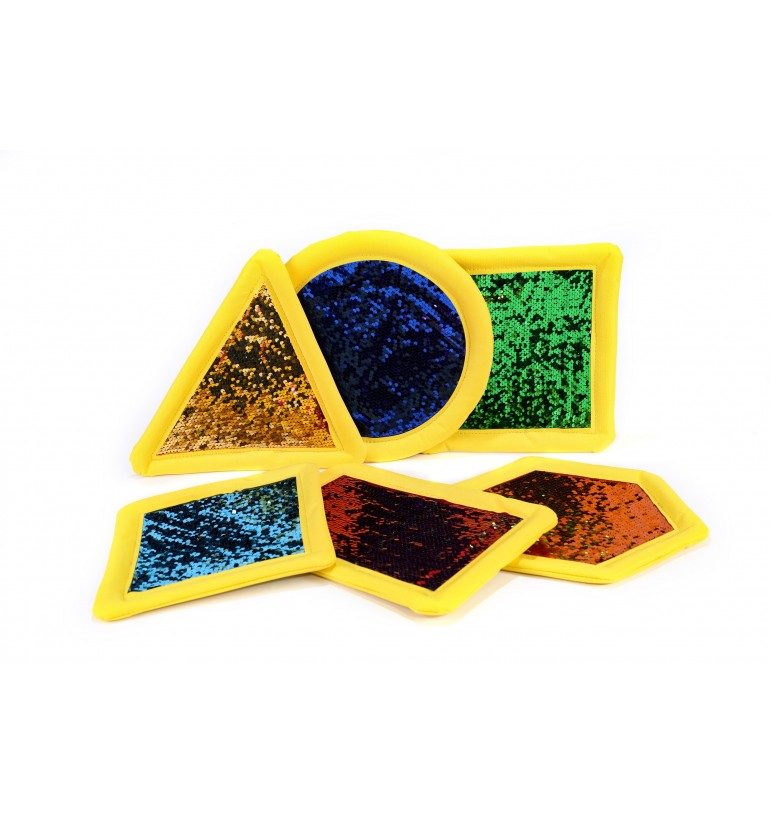 Fabriquez des panneaux sensoriels maison : Astuces et idées DIY - Formes tactiles à sequins
