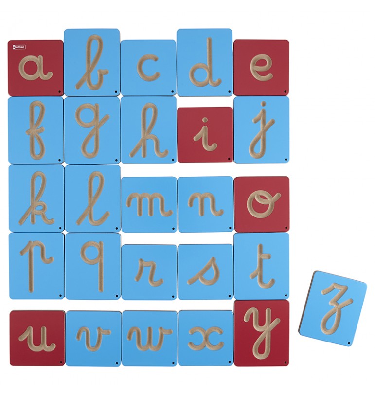 Motricité fine et écriture : Tablettes pré-écriture et pistes graphiques - Piste graphique : Les lettres cursives