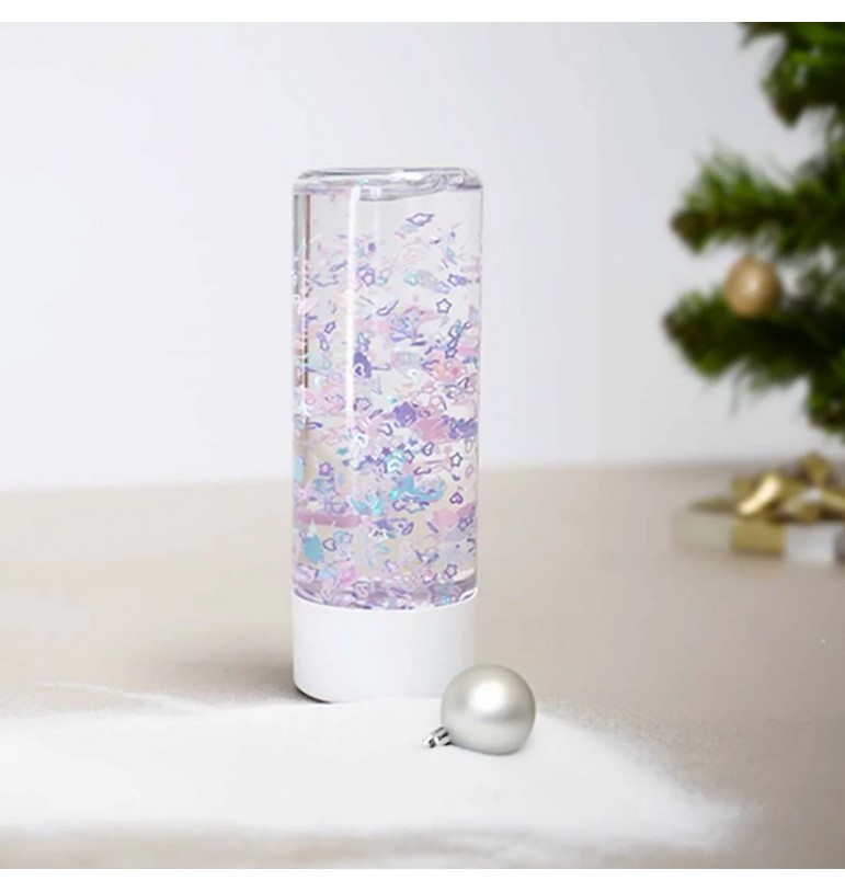 Bouteilles sensorielles : Attention, imagination et observation - Bouteille sensorielle coquillages bleus et roses