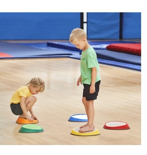 Parcours Motricité 3-5 Ans Parcours Sensoriel Motricité 3 8 Ans Pierres Rivière TERRAMUS - Lot De 6 Pierres Antidérapantes Parcours équilibre Jeux Exterieur Enfant Pierres équilibre