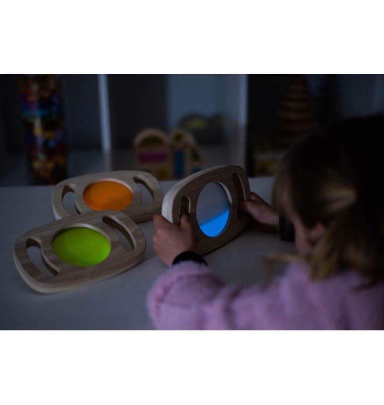Cadres à poignées : Un outil sensoriel et pédagogique pour les enfants - Cadre à poignées lumineux