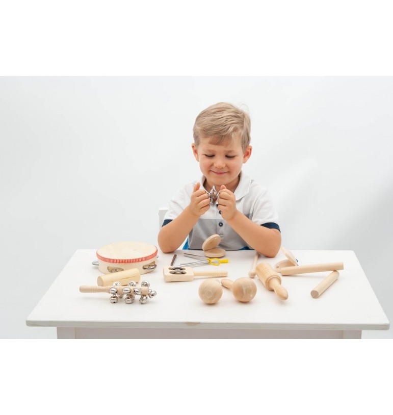 Activités sensorielles : 8 idées à faire à la maison - Kit de percussions