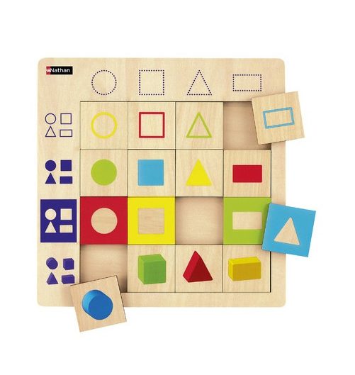 Géométrie : comprendre et maîtriser les formes - Puzzle logique formes géométriques