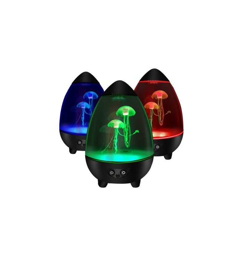 Zones sensorielles à la maison : Stimuler l'éveil et la créativité des enfants - Lampe méduse forme goutte