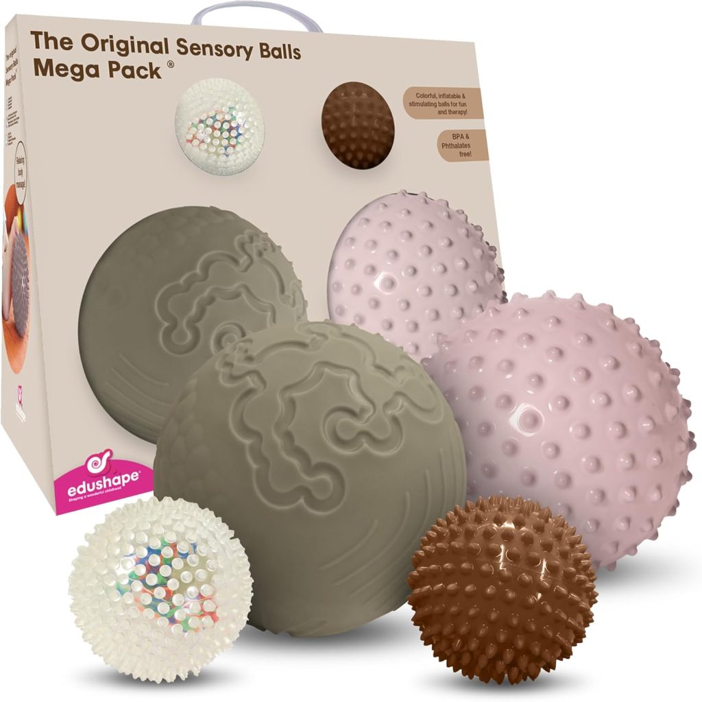 Balles sensorielles et balles antistress : des alliées précieuses pour l'éveil et le bien-être des enfants - Lot de 4 balles sensorielles originales