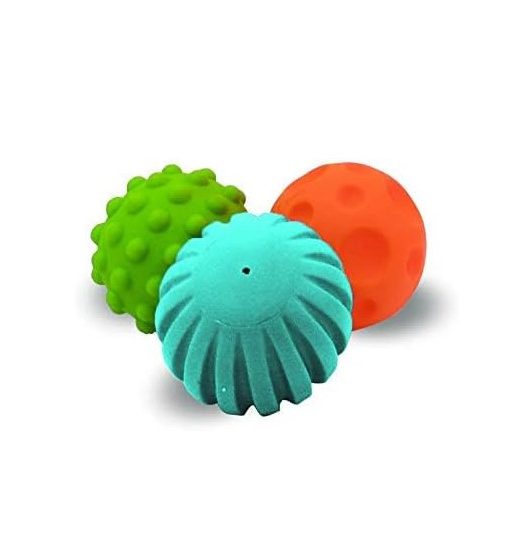 Balles sensorielles et balles antistress : des alliées précieuses pour l'éveil et le bien-être des enfants - Lot de 3 mini balles texturées