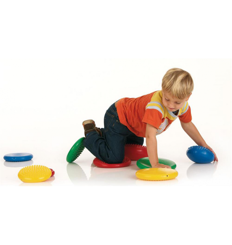 Stimulation des sens chez l'enfant : pourquoi intégrer des parcours d'équilibre ? - Set de 4 mini dynair senso