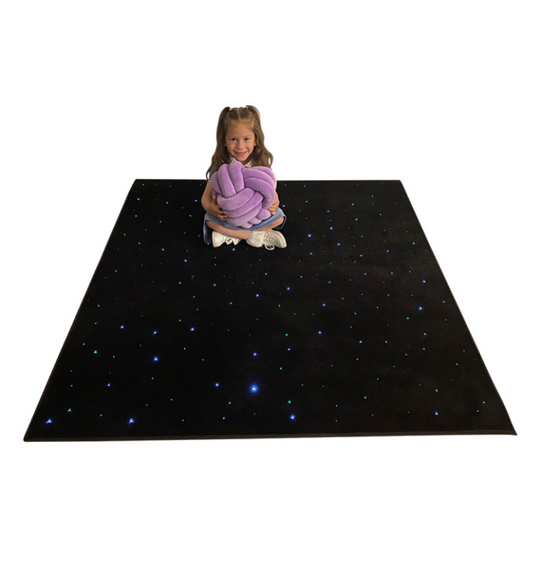 Les indispensables pour une salle sensorielle : comment créer un espace apaisant et stimulant pour votre enfant - Tapis sensoriel LED carré