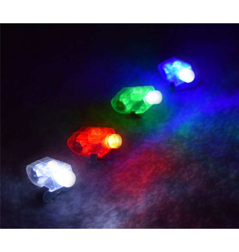 Jouer avec la lumière : des activités qui émerveillent les enfants - 12 lampes à doigt lumineux