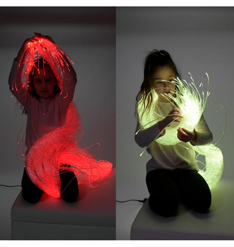 Jouer avec la lumière : des activités qui émerveillent les enfants - 200 brins fibre optique 3 mètres